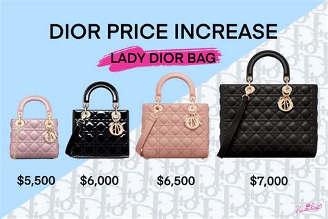 dior petit prix|christian dior handbags price guide.